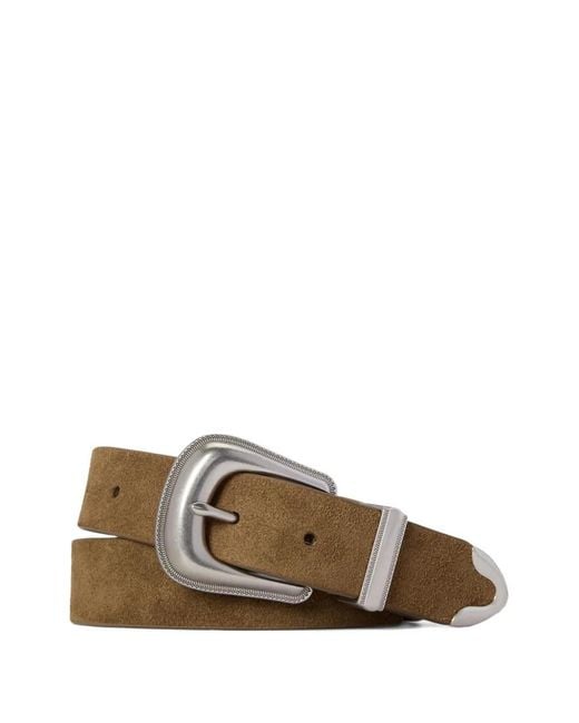 Polo Ralph Lauren Brown Western Engraved Belt for men