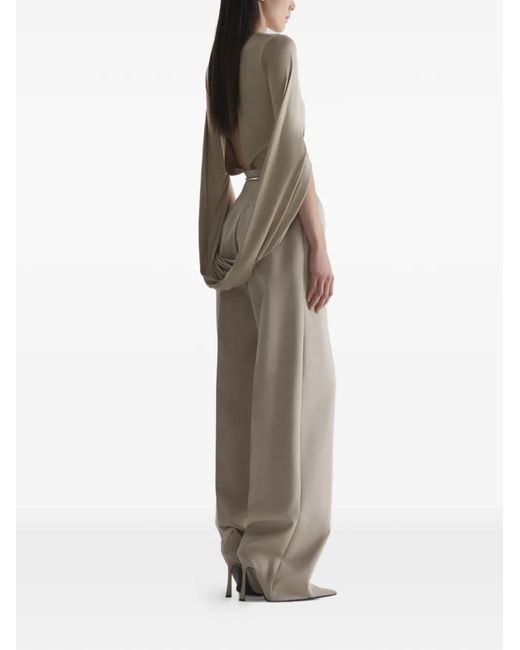 Mugler Gray Cascade Loop T-Shirt