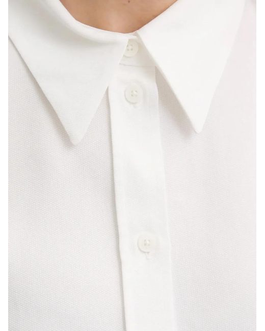 Marc O' Polo White Short-Sleeve Button-Up Shirt