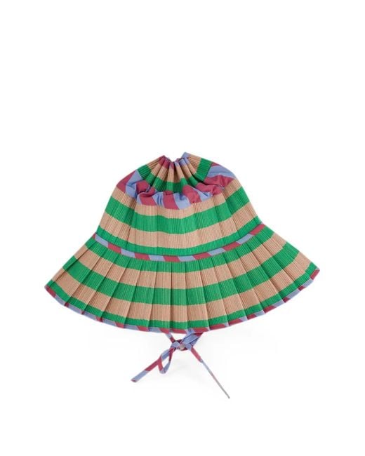Lorna Murray Green Capri Stripe Spritz Sun Hat