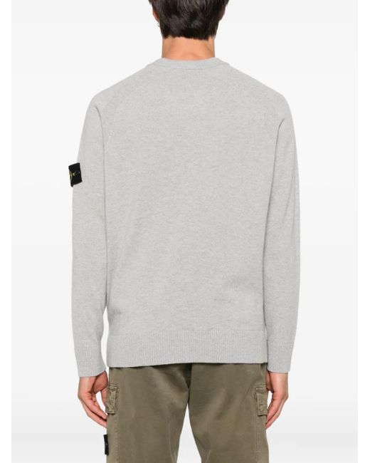 Stone Island Wollen Trui in het Gray voor heren