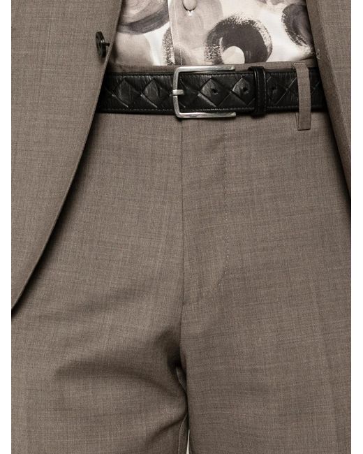 Lardini Brown Single-Breasted Suit for men
