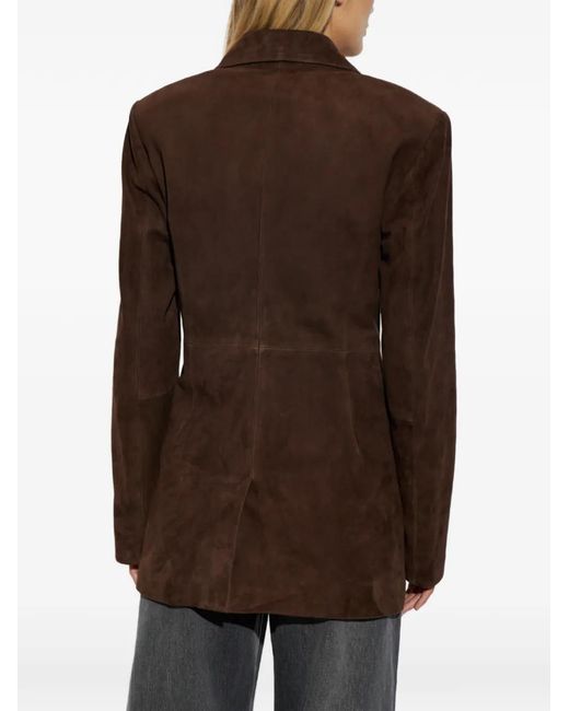 Arma Brown Safia Double-Breasted Jacket