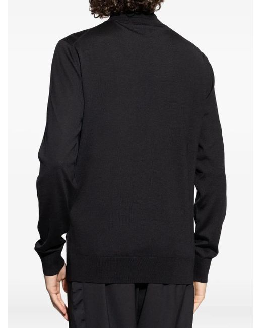 Dolce & Gabbana Black High Neck Pullover for men