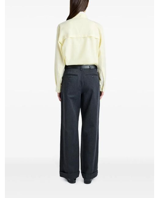 Proenza Schouler Yellow Rose Shirt