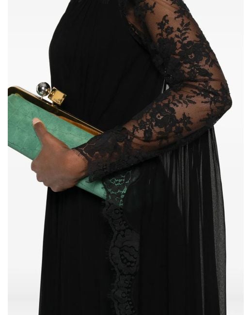 Zimmermann Black Hypnotic Batwing Maxi Dress