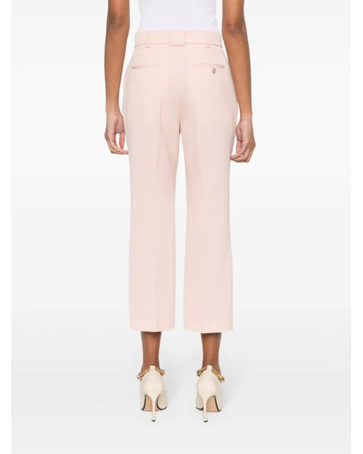 Lanvin Pink Textured Trousers