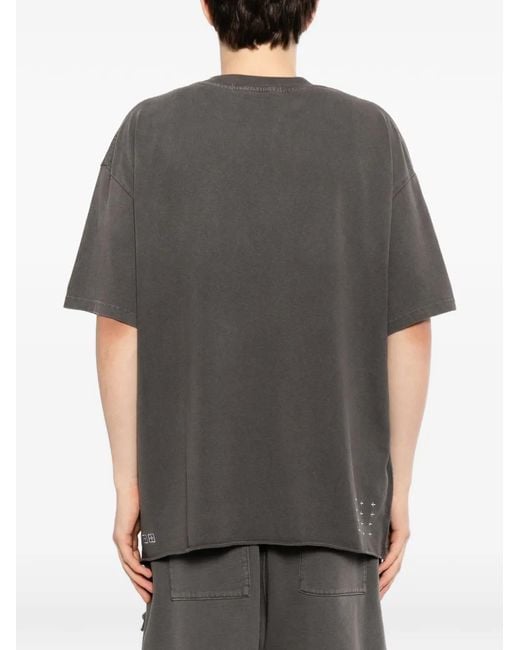 Ksubi Gray Badge T-Shirt for men