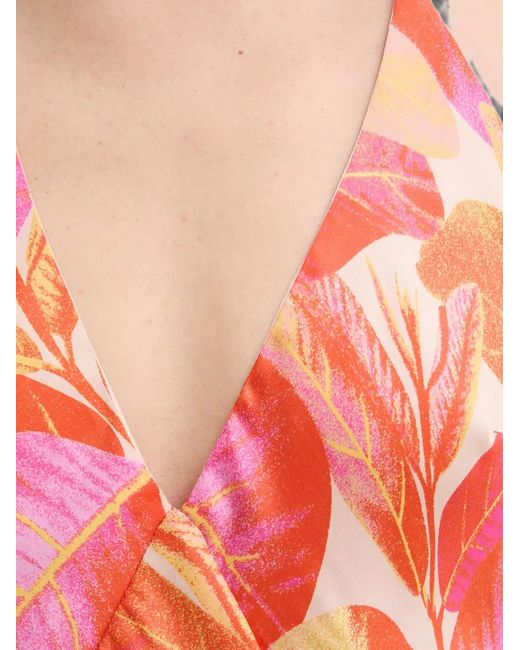 Bardot White Yve Leaf-Print Halterneck Maxi Dress