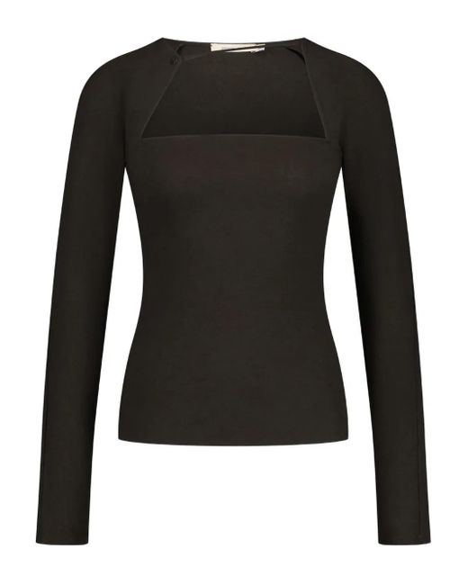 Top A Maniche Lunghe di Paloma Wool in Black