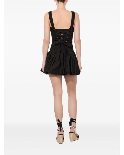 Alice + Olivia Arden Mini-Rok in het Black