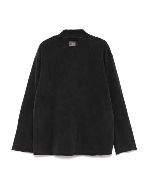 Helmut Lang Black Upstate Half-Zip Sweatshirt for men