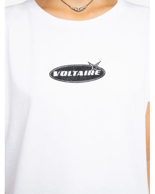 Zadig & Voltaire White Alys T-Shirt
