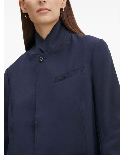 G-Star Blue Patch-Pockets Buttoned Jacket