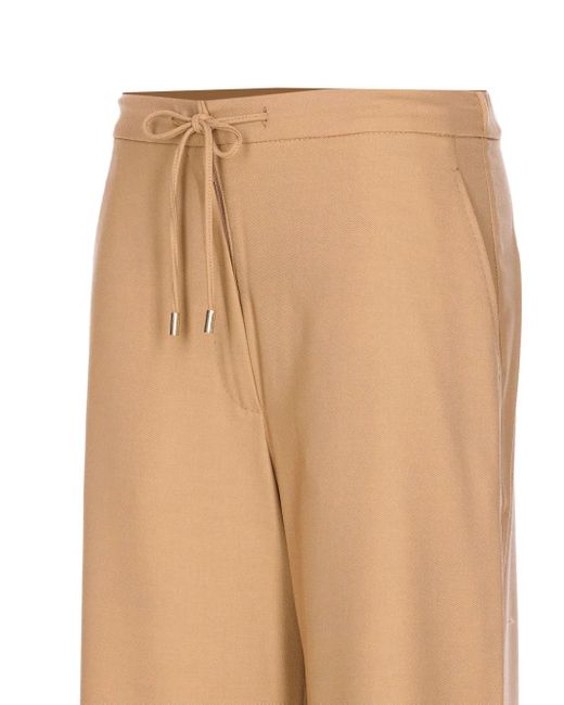Max Mara Natural Hose mit Kordelzug