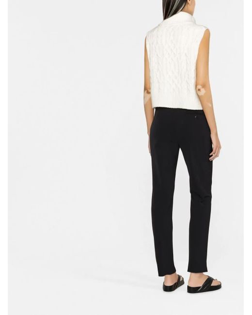 Max Mara Black Tailored Tapered Trousers
