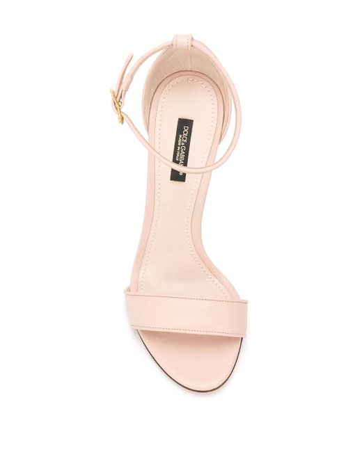 Dolce & Gabbana Natural Dg Sandals 105mm