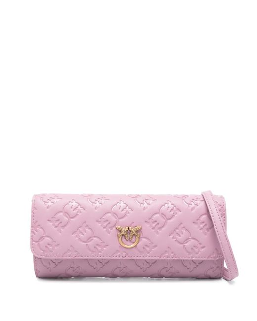 Pinko Embossed-Logo Wallet-On-Chain in Pink | Lyst
