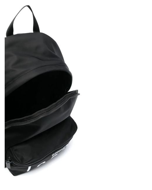 メンズ DSquared² Icon ロゴ バックパック Black