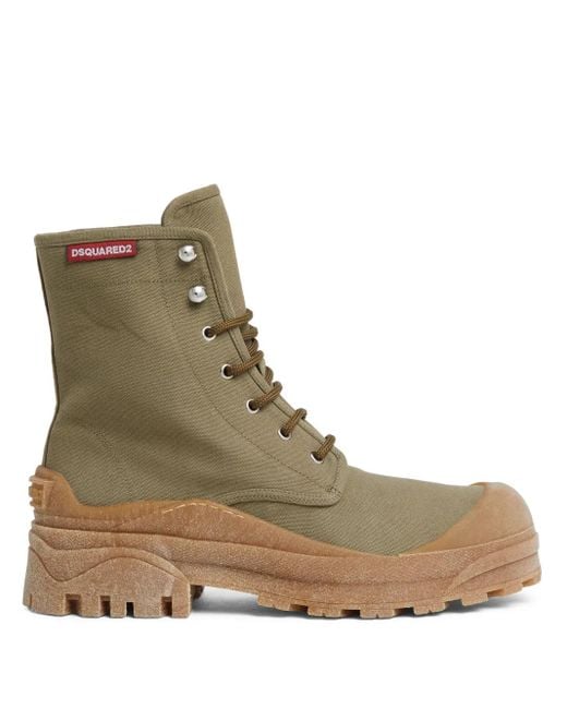 Bottines En Toile DSquared² pour homme en coloris Brown