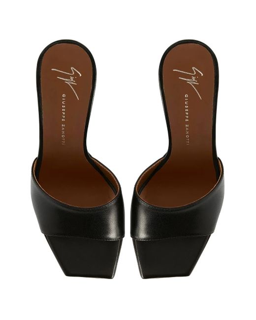 Giuseppe Zanotti Black Talia Mules 90mm