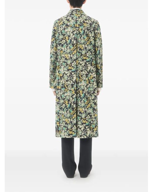 Valentino Garavani Green Single-Breasted Coat for men