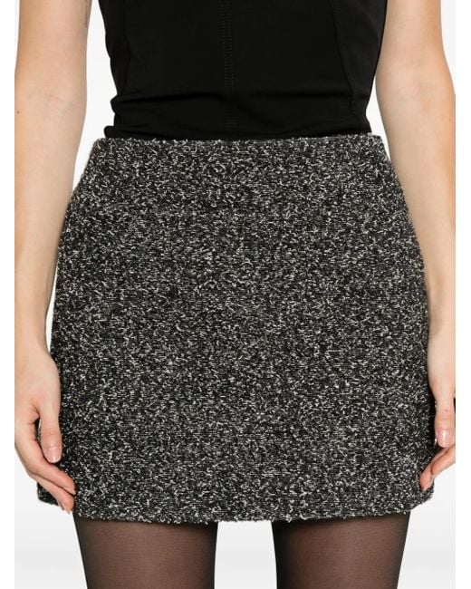 Sportmax Gray Anemone Mini Skirt