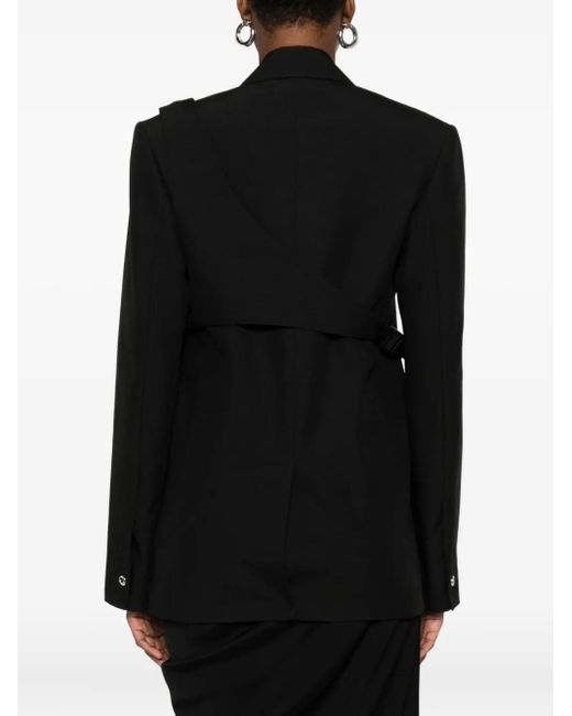 Coperni Black Single-Breasted Blazer