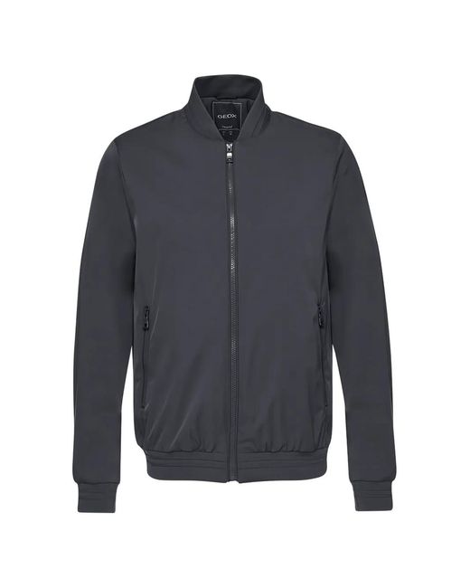 Geox Blue Avola Zip-Up Jacket for men