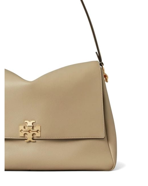 Tory Burch Natural Large Charlie Shoulder Bag