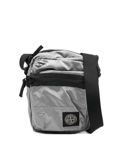 Stone Island Black 9200015 Coated Nylon Metal for men