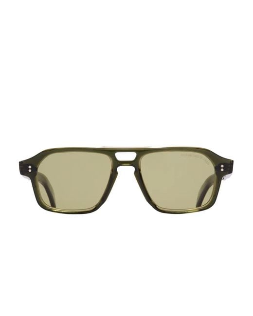 Cutler & Gross Natural Gr15 Square-Frame Sunglasses