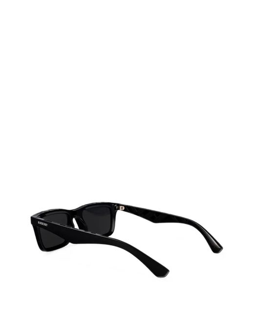 Burberry Black Rectangle-Frame Sunglasses for men