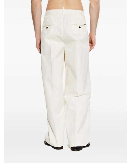 DSquared² White Easy Zoot Pant for men