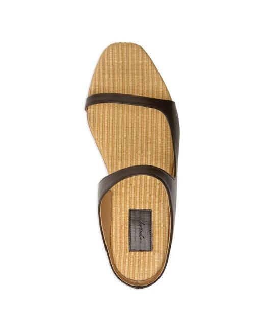 Marsèll White Double-Strap Flat Sandals