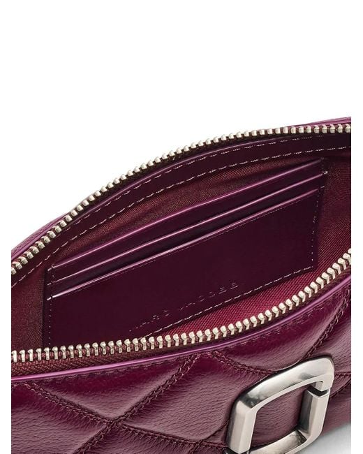 Marc Jacobs Purple The Quilted Top-Handle Mini Bag