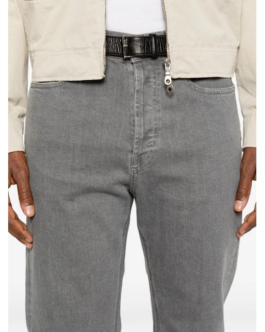 Pence Gray Five-Pocket Jeans for men
