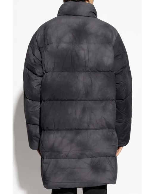 DIESEL Gray W-Raveel Long Jacket for men