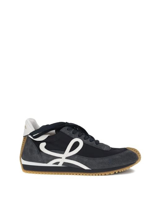 Loewe Flow Lauf-Sneakers Mit Logo-Patch in Blue für Herren