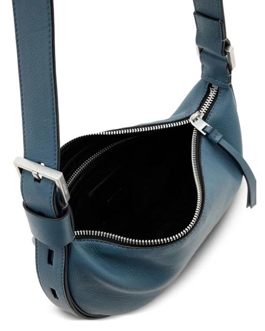 AllSaints Blue Handtasche Mit Sichelmond-Schnalle