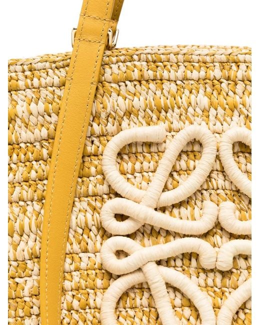 Loewe Medium Eclipse Basket Shopper in het Metallic