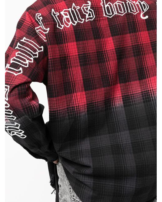 Haculla Red Arms Full Of Tats Body Shirt for men