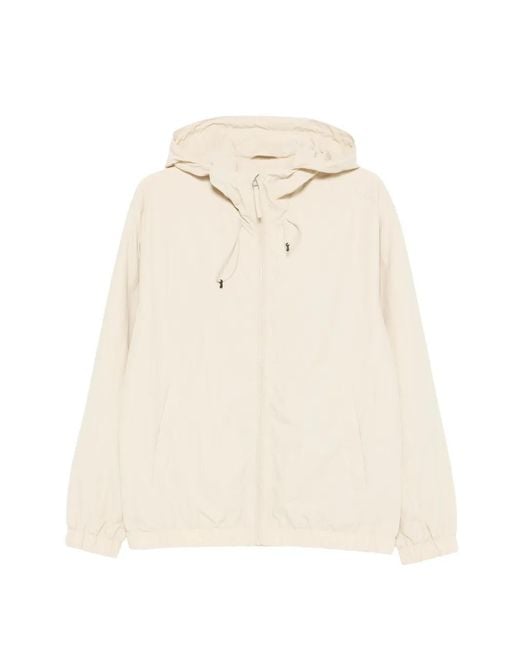 Etudes Studio Natural Zip-Up Hooded Windbreaker