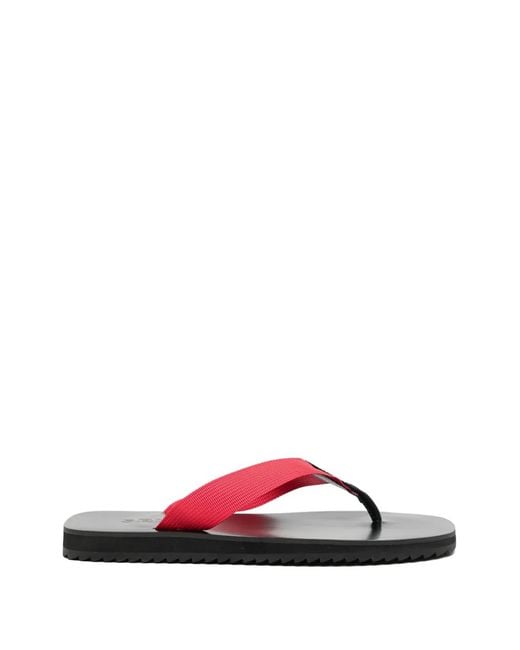 Senso Black Xylon Rubber Thongs