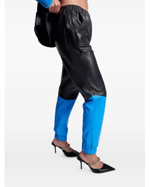 One Teaspoon レザーイージーパンツ Blue