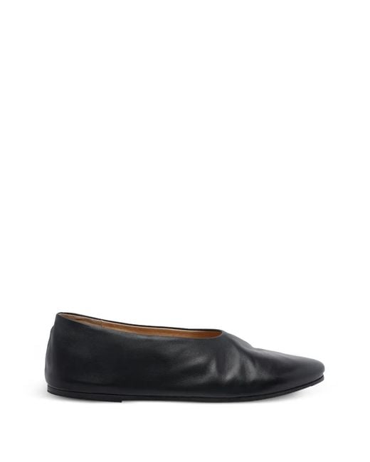 Marsèll Black Coltellaccio Ballet Flats