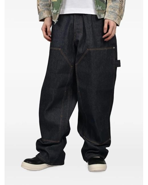 DIARY 1999 Black Uptown Double-Knee Jeans for men