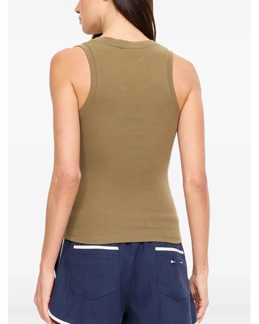 The Upside Blue Abby V-Neck Tank Top