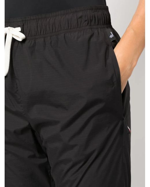Moncler Black Logo-Print Drawstring Track Pants