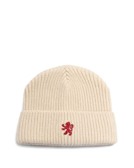 CAVENDISH® Natural Embroidered Beanie Hat